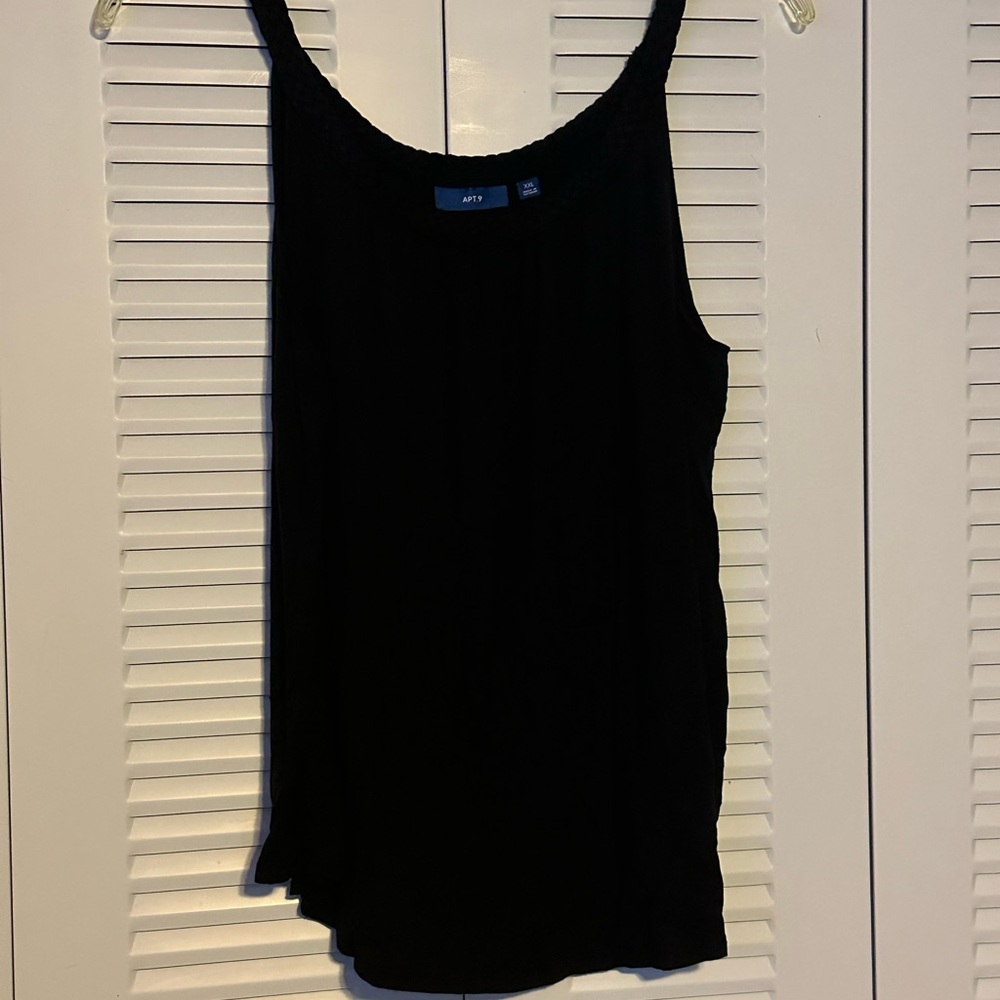 Apt. 9 Classic Black Tank Top